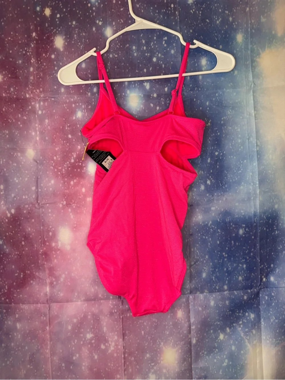 New pink art class once piece swimsuit size girls XL